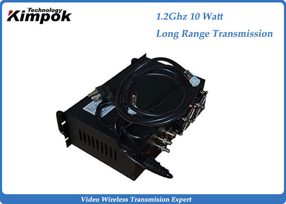 10W kabeltelevisie-AC 220V 3168g van de Lange afstandhd Videozender Gewicht