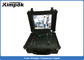 Commercieel Draadloos Video-audio Ontvangers Enig Kanaal 400-450MHz met 17inch LCD
