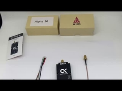AKK Alpha16 draadloze videotransmitter 5.8G 16W FPV VTX 96CH voor beeldoverdracht met RC-drones