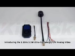 3.3G 3.5W FPV UAV Videozender 3.3Ghz VTX met IRC 24CH 25mW/2000mW/3500mW FPV VTX Module