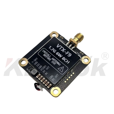 1.7G VTX 1.9G VTX 6W Draadloze Videozender 20km Lange Afstand Beeldoverdracht