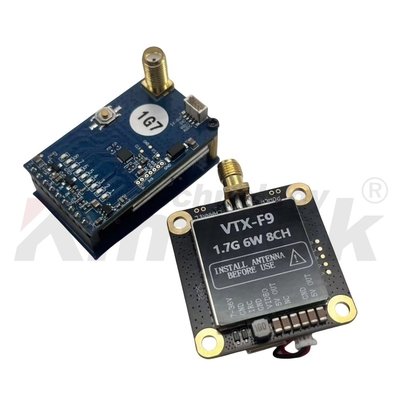 1.7G 6W Draadloze Video Zender en Ontvanger 8CH Ondersteuning IRC Tramp 1.7G VTX VRX