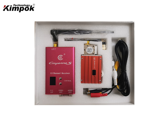 Langbereik 40 km LOS FPV Video Link met 8 kanalen en 8 watt Transmit Power