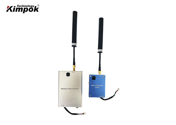 UAV Video Transmitter Receiver Kit 3.3Ghz 8CHs VTX VRX voor langeafstand FPV Racing