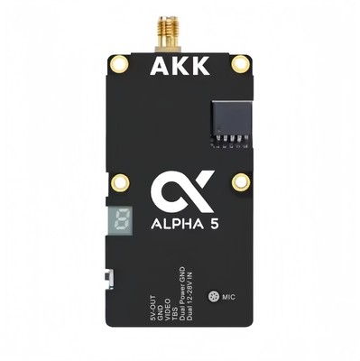 AKK Alpha5 VTX 5.8G 80CH 1w/2w/3w/4w Vermogen Schakelbaar Smart Audio Ultra Lange Afstand Transmissie