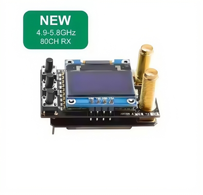 AKK Diversity RX 4.9G tot 5.8G FPV VRX Wireless Video Receiver 80CH voor RC FPV Racing Drones