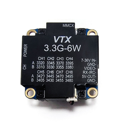 3.3Ghz 6W draadloze audio-video-zender 3.3G UAV FPV VTX video-zending voor RC drone
