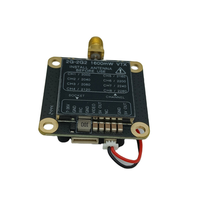 2.2G 1.6W Drone Analoog Video Transmitter 2.2Ghz FPV VTX Video Long Range Transmission