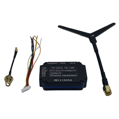 1.2G 1.3G 5W draadloze videotransmitter 32CH FPV VTX 25mW 2000mW 5000mW Video Link