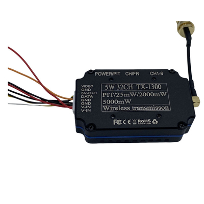 1.2G 1.3Ghz 5W draadloze drone VTX VRX 32CH 7-36V DC FPV Video Transmitter Receiver