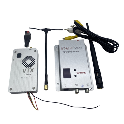 1.5G 5W FPV Draadloze Videozender en -ontvanger 20km Lange Afstand VTX VRX RC Racing