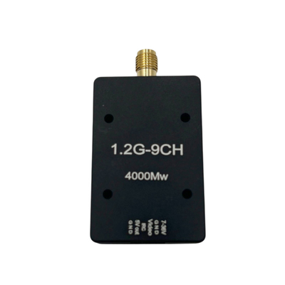 1.2 GHz 4W UAV Videozender FM Modulatie 9 Kanalen VTX Draadloze Stabiele Transmissie