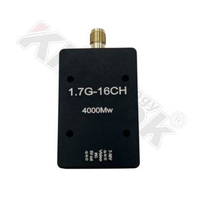 1.7Ghz 4W FPV analoge videotransmitter met langeafstands draadloze VTX voor UAV Video TX