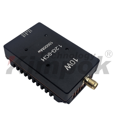 40 km langeafstands draadloos VTX 1.2Ghz 10W UAV videotransmitter FPV VTX Video Link 9CH