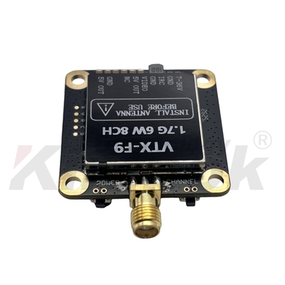 1.7G VTX 1.9G VTX 6W Draadloze Videozender 20km Lange Afstand Beeldoverdracht